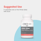 Allergy Research Group DIM Vitex - Supports Estrogen Metabolism - DIM with NAC and Vitamin B & Magnesium - 60 Servings - 120 Capsules