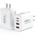 USB C Charger Block 40W USB Type C iPhone 18 Pro Charger Fast Charging Plug