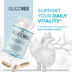 (5 Pack) Glucovex Supplement Capsules - Official Glucovex Support Premium Pills Advanced Formula With All Natural Ingredients, Maximum Strength for Wellness & Overall Health, 300 Capsules for 5 Months