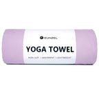 Eunzel Hot Yoga Towel Non Slip Yoga Mat Towel Non-Slip Sweat Absorbent Microfiber Towel for Hot Yoga, Pilates and Workout 72" x 26.5", Taro Purple
