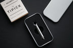 DAILYCARRYCO. TiPick Titanium Toothpick - Portable Metal Travel - Reusable EDC Micro Toothpick - Compact & Convenient - Carry On-The-Go - Titanium Construction, Ice Blue