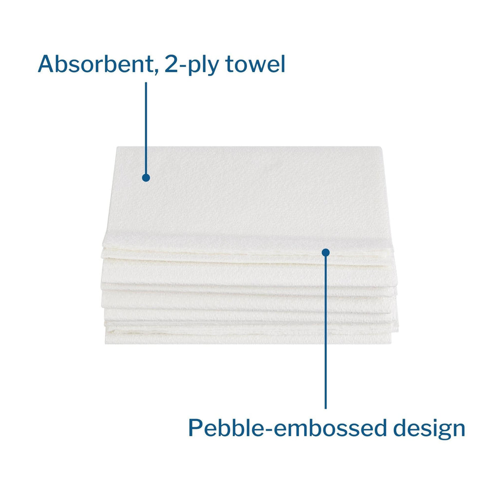 McKesson Drape Sheets [100 Count] Disposable Sheet for Bed, Massage, Exam, Medical, 2-Ply Tissue, Latex-Free, 40 x 60 in, White