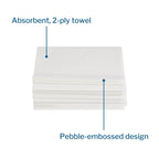 McKesson Drape Sheets [100 Count] Disposable Sheet for Bed, Massage, Exam, Medical, 2-Ply Tissue, Latex-Free, 40 x 60 in, White