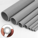 CKVIHAV 6Pcs 1 Inch Grey Electrical Conduit PVC Pipe 17" Long Sch40 PVC Rigid Tube Round Pipes Hardware Tubing for Home DIY Electrical Wiring Installation, Garden, Farm, Workshop,(1" x 17"L)
