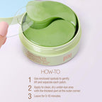 Pixi DetoxifEYE Depuffing Hydrogel Under-Eye Patches, Cucumber, Hyaluronic Acid & Caffeine for Puffy Eyes and Dark Circles, Hydrate Eye Area, 30 Pairs, 60 Patches