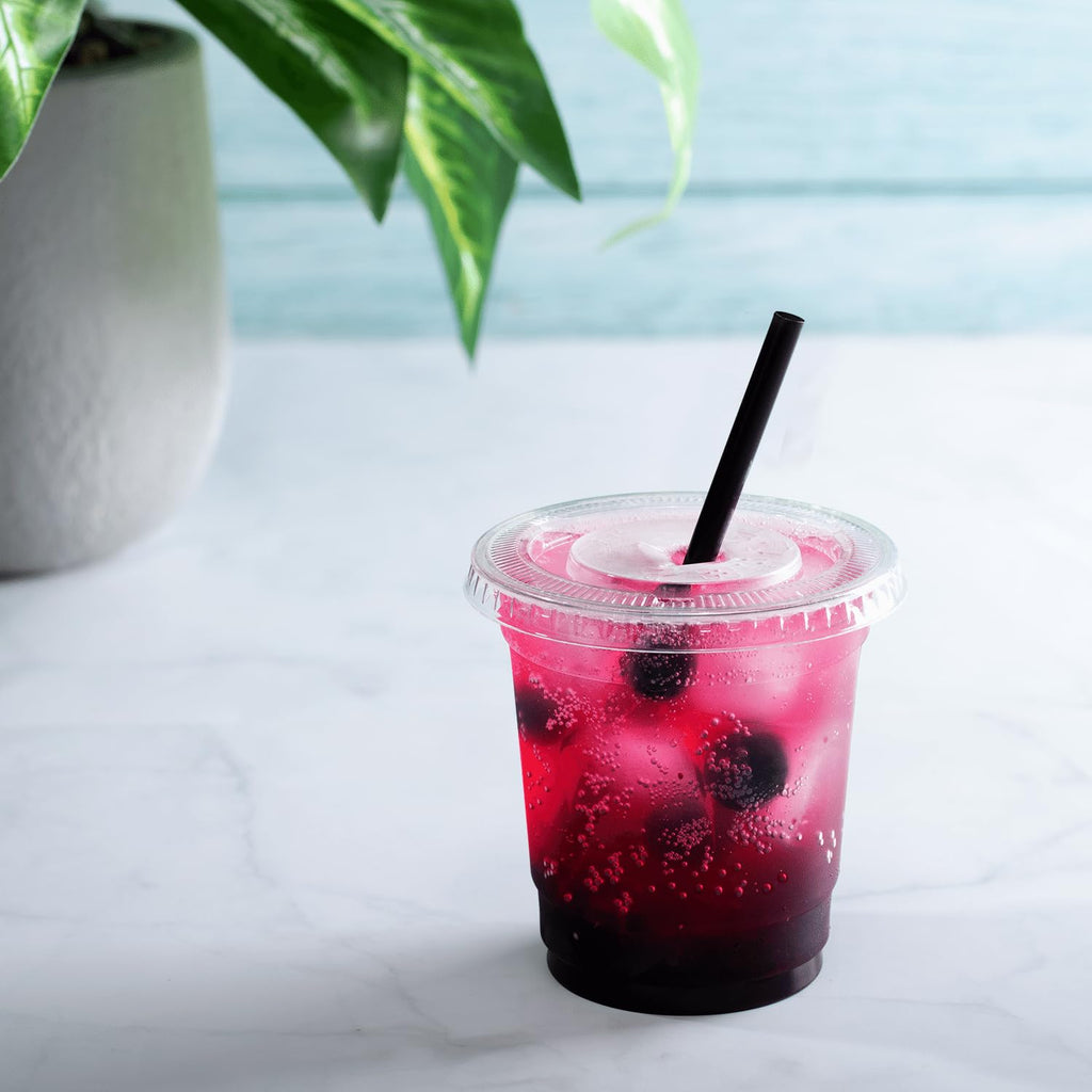 Karat [1000 ct] 8oz Plastic Cups, Clear Disposable Cold Cup for Iced Coffee, Soda, and Juice | 78mm (C-KC8)