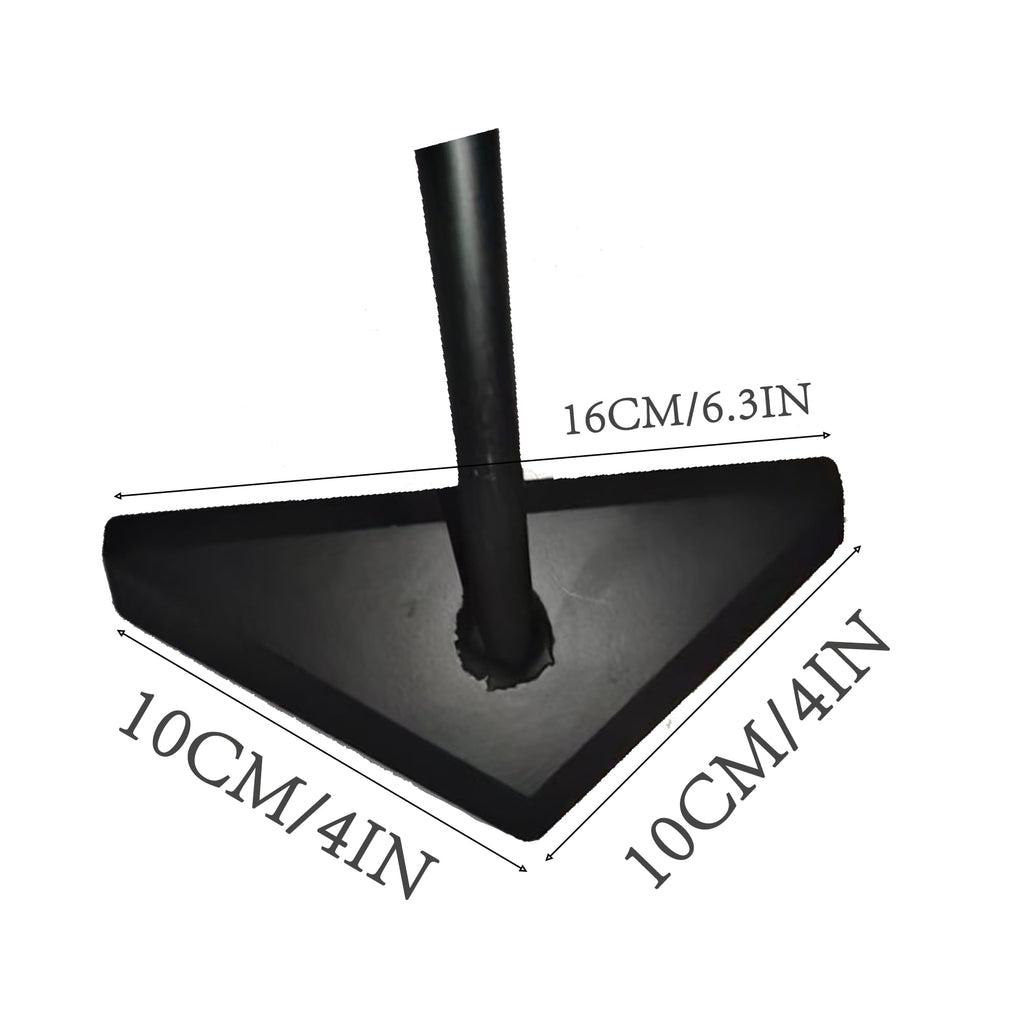 YEELOR Triangle Garden Hoe, Carbon Steel Push-Pull Weeding Tool, Equipped with 57.5" Stainless Steel Long Handle – A Long-Handle Weeder for Digging, Weeding, Hoeing and Loosening Soil