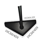 YEELOR Triangle Garden Hoe, Carbon Steel Push-Pull Weeding Tool, Equipped with 57.5" Stainless Steel Long Handle – A Long-Handle Weeder for Digging, Weeding, Hoeing and Loosening Soil