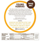 Young Kobras Organic, Gluten-Free Original Sourdough Bread 22oz (2-pack) - Allergen Friendly, Vegan, Gum-Free, Simple Ingredients & Made Fresh to Order