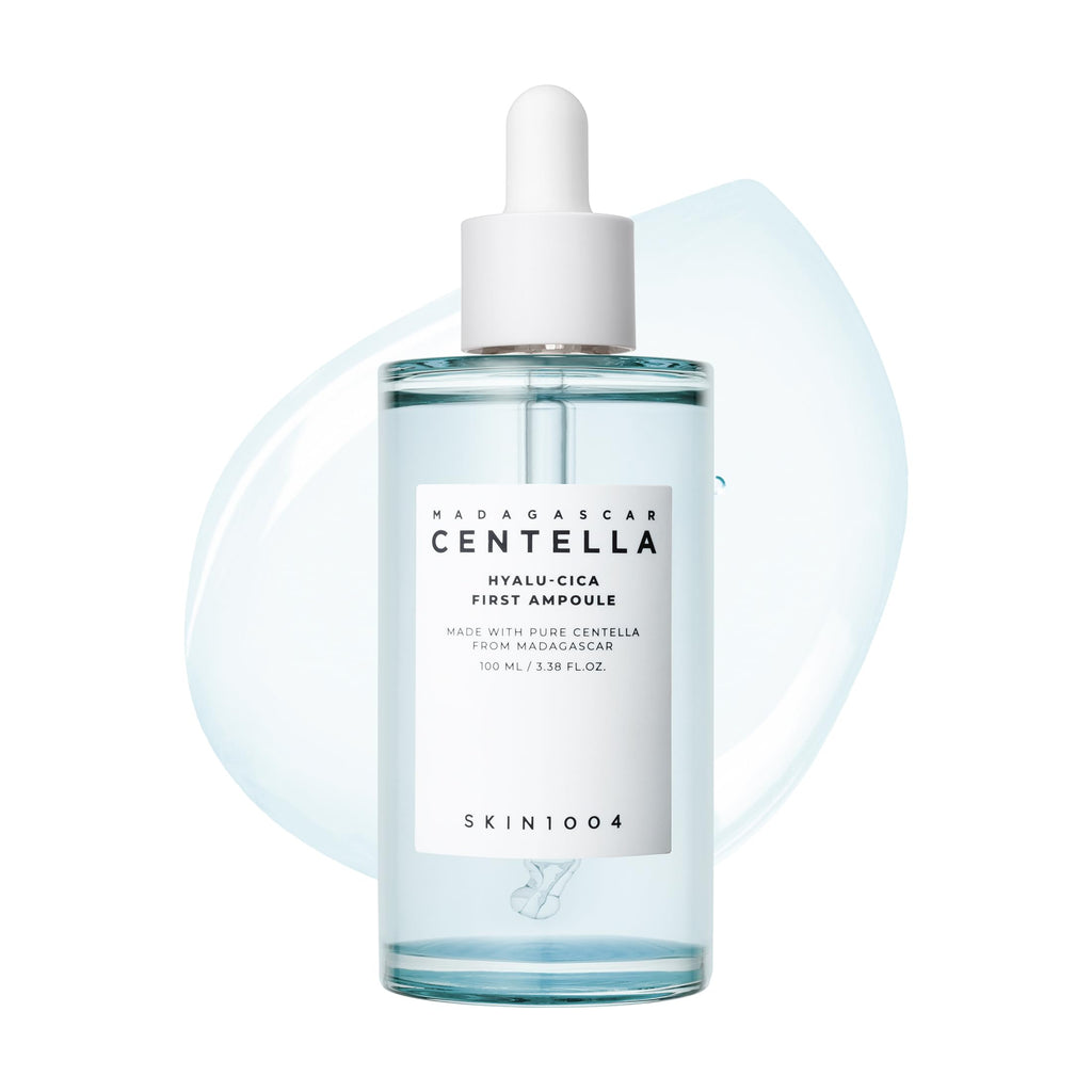 SKIN1004 Hyalu-Cica First Ampoule, Korean Serum for Face with Hyaluronic Acid & Centella, Facial Ampoule Serum for Deep Moisture, Lightweight Centella Ampoule, Korean Skin Care, 3.38 fl.oz / 100ml