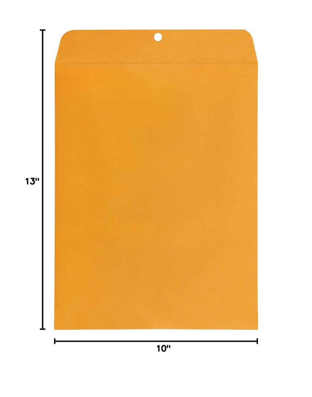Amazon Basics Clasp Kraft Envelopes for Documents, Gummed Mailing, 10" x 13", 100-Pack
