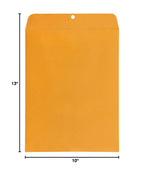 Amazon Basics Clasp Kraft Envelopes for Documents, Gummed Mailing, 10" x 13", 100-Pack