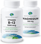 Earth's Splendor Energy + Muscle Support Energy Supplements: Vitamin B12 & Magensium, Gluten & Wheat Free, No Artificial Flavors & Preservative: Helps Metabolism, Bone & Muscle Health