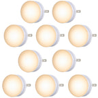 Lights by Night, LED Night Lights Plug Into Wall, 10-Pack, Dusk to Dawn Auto On/Off Sensor, Soft White, Plug In Nightlight Perfect for Adults, Kids, Bedroom, Bathroom, Hallway, Kitchen