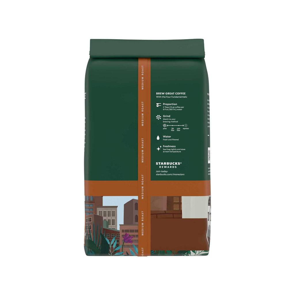 Starbucks Whole Bean Coffee Pike Place Roast, 28 oz Bag