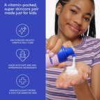 Evereden Kids Happy Face Duo (Melon Juice) - Multi-Vitamin Face Wash & Face Cream Set - Clean & Vegan Skin Care for Kids 3+ - Moisturizing, Nourishing, & Protective Skin Care Set