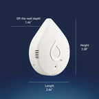 Moen White Flo Smart Water Leak Detector, Water Sensor Alarm for Home, 3-Pack, 920-005