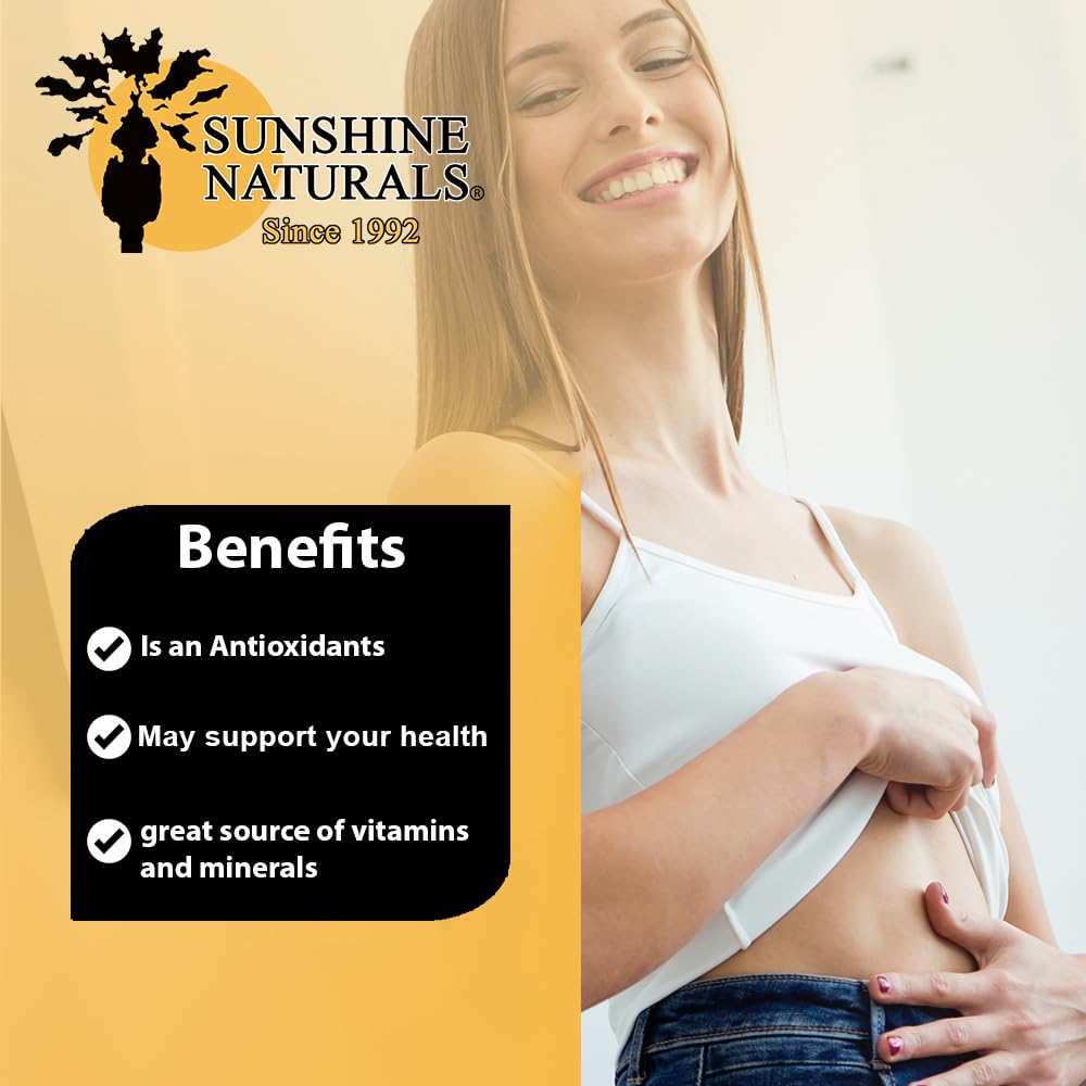 Sunshine Naturals Graviola Supplement. Immune Support, Digestive Aid, Antioxidant Defense, and Detoxification. Promotes Healthy Digestion, Cellular Health, and Overall Wellness. 60 Capsules. Pack of 3
