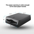 Gorlary Commercial Paper Towel Dispenser Wall Mount, Matte Black
