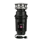 Moen Lite Series PRO Compact Continuous Feed Garbage Disposal for Kitchen Sink with Power Cord, GXP33C
