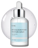 IUNIK Beta-Glucan Power Deep Moisture Serum – Intense Hydration Vegan Korean Serum with Mushroom Yeast Extract – For Dry, Mature, Sensitive Skin, Fine Lines & Loss of Firmness