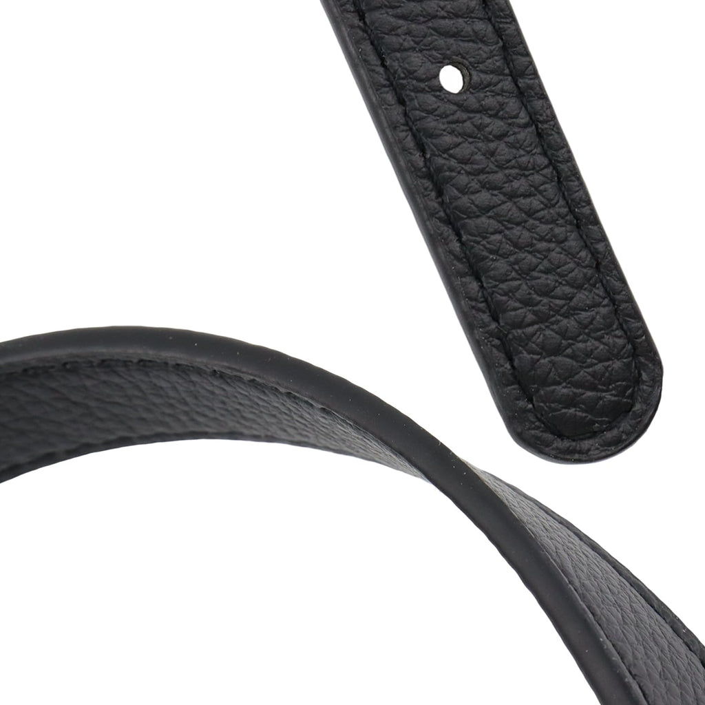 Semetall 2pcs Adjustable Handbag Straps - PU Leather Replacement Shoulder Strap Set for Purses, Totes, Bags (Black)