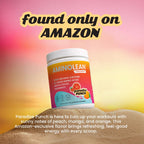 AminoLean Pre Workout Powder, Amino Energy with Vegan BCAA Amino Acids & Natural Caffeine, Preworkout Boost for Men & Women, Paradise Punch