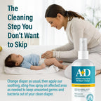 A+D Antimicrobial Hydrogel Spray with Hypochlorous Acid Spray for Skin, 4oz