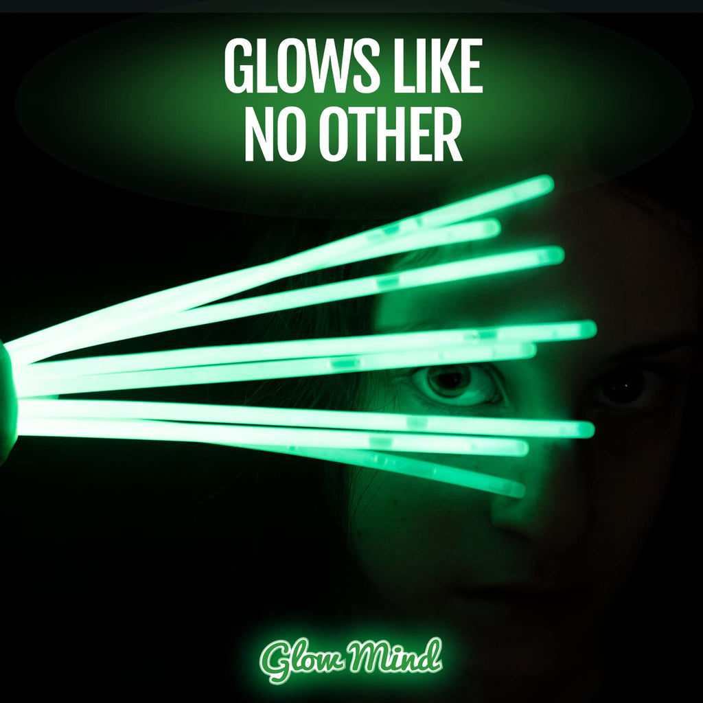 300 Glow Sticks Bulk Party Pack, 8" Halloween Glow Bracelets and Necklaces