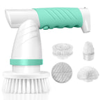Electric Spin Scrubber, Bathroom Cleaning Brush Shower Scrubber Portable Rechargeable, Power Scrub Brush for Bathtub Sink Tile Grout Window Sill Kitchen Stove Cooker, Household Cleaning Tools
