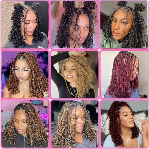 Human Braiding Hair for Boho Braids Burgundy Deep Wave Bulk Human Hair for Braiding 22 Inch 1 Bundle 50G #99J Wet and Wavy Curly Human Hair Red Braiding Hair Extensions No Weft Bundles for Braiding
