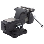 Yost HD650-C Heavy Duty 6-1/2 Inch Mechanics Work Bench Vise | Heavy Duty Woodworking & Metal Work Table with Secure Grip Swivel Base | 60,000 PSI Casting Iron Material with Extra-large Anvil Surface