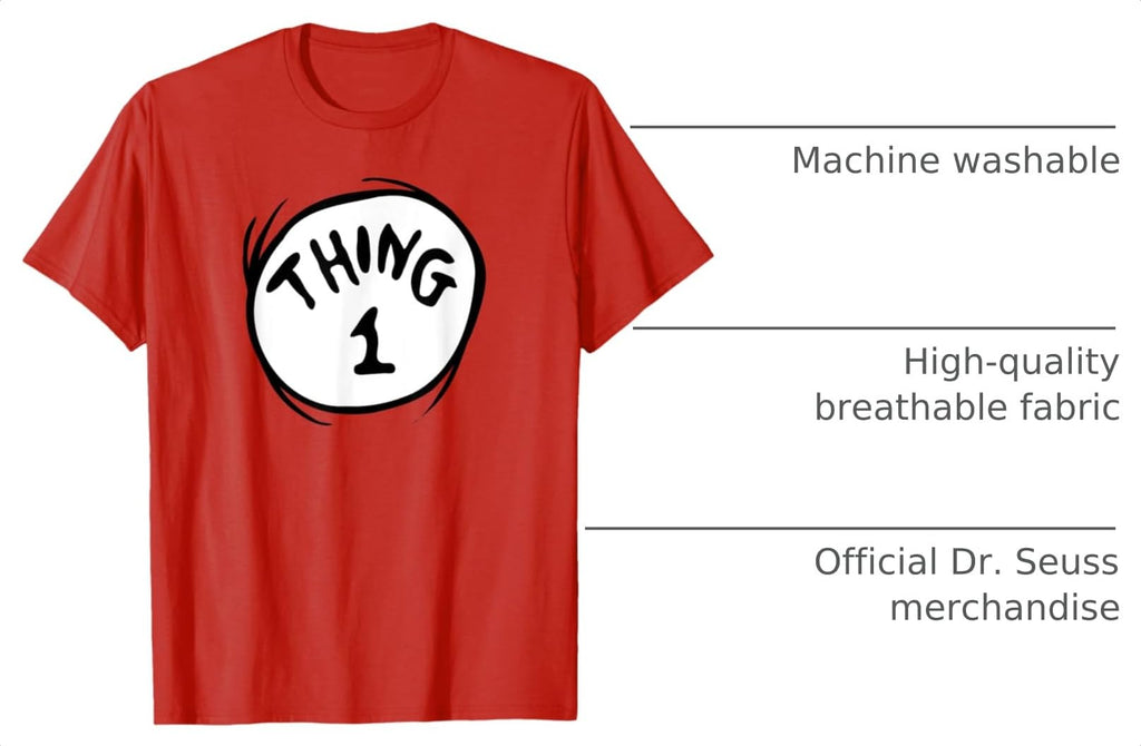 Dr. Seuss Thing 1 Emblem T-Shirt