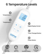 RENPHO Mothers Day Gifts, Electric Heating Pad - 6 Heat Levels for Neck, Shoulder, and Back, Weighted Pad for Snug Fit - Machine Washable, ETL Safety Certified for Cold Nights and Winter, FSA Eligible