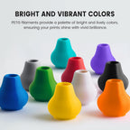TECBEARS PETG Filament 1.75mm 4KG, 3D Printer Filament Bundle PETG, Strong Toughness, 4 * 1KG(1320M) Filament High Precision, Dimensional Accuracy ±0.02mm,Black+Coffee+Sliver+Olive Green