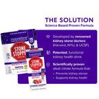 Moonstone Stone Stopper Drink Mix, Cranberry Raspberry, Kidney Stone Prevention, Calcium Oxalate Protector, Developed by Urologists to Improve Hydration and Support Kidney Health, 30 Day Supply
