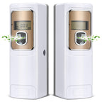Rossesay 2 Pcs Automatic Air Freshener Spray Dispenser, White