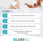 CareAll Zinc Oxide 20% Skin Protectant Barrier Ointment 15 oz., Provides Relief, Prevention and Treatment for Chafing due to Diaper Rash. Helps Seal Out Wetness. Non-Nano.