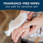 Cottonelle Fragrance Free Flushable Wet Wipes, Adult Wet Wipes, 2 Flip-Top Packs, 42 Wipes Per Pack