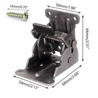 4 Pack Locking Hinge for Folding Table Brackets, Heavy Duty Folding Brackets 90 Degree Self Locking Folding Hinge for Table Legs Furniture