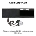 LotFancy Manual Large Blood Pressure Cuff Adult, Professional BP Cuff 13"-20", Large Adult Size Sphygmomanometer with Carrying Case and Zero Calibration for Home Use, Nursing Student, Doctor, Nurse