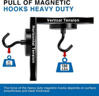 LOVIMAG Magnetic Hooks for Cruise Cabins 130LBS Heavy Duty Magnet Hook 4 P