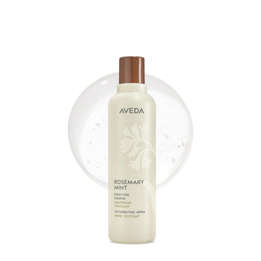 AVEDA Rosemary Mint Purifying Shampoo | Clarifying Shampoo | Gently Removes Buildup, Adds Shine | For Normal to Oily Hair, Fine to Medium Hair | Invigorating Aroma| 97% Naturally Derived*, 8.5 Fl Oz