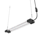 DYMOND BoostGro LED Seed Starter Grow Light Full Spectrum Linkable 5000k Daylight + 660nm Red + 450nm Blue Indoor Plant Lighting Fixture (2 FT, Black)