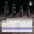 Purple Rose Supply Cigar Mold – 3.5-7g Small Size Cigar Roller with Skewers, Wooden Tip, Funnel – 3 Hours Burn Time Rolling Kit – Compact and Lightweight – Travel Friendly