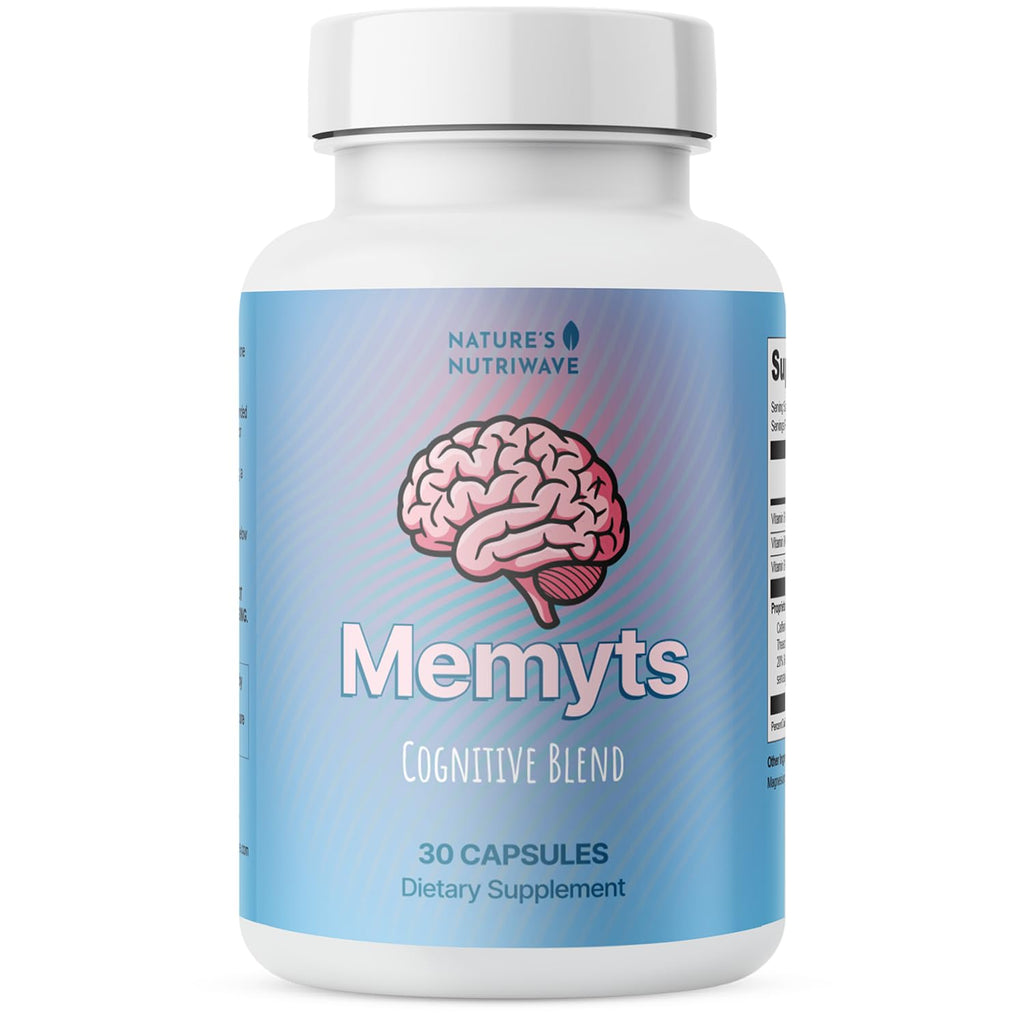 Memyts – B Vitamins & Herbal Extract Capsules – 30 Ct, 1 Month Supply