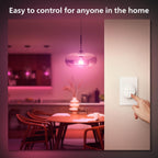 Philips Hue Wall Tap Dial Light Switch, Portable, White - 1 Pack - Requires Lights and Bridge - Smart Home - Easy, No-Wire Installation