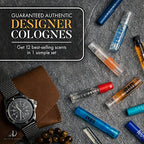 Infinite Scents Cologne Samples Pack Gift Set for Men: 12 Designer Fragrances + Pocket-Sized Pouch - Travel-Size