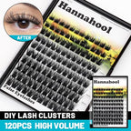 Large Pack,DIY Eye Lashes Extensions 120pcs Wide Stem Cluster Eyelashes Mixed 10-12-14-16mm/14-16-18mm/12-14-16mm Individual False Eyelashes Dramatic Look (mixed 10-12-14-16mm)