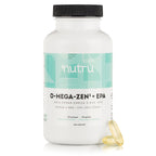 Nutru O-Mega-Zen3 +EPA Vegan Omega 3 Supplement - Fish Oil Alternative - Premium Marine Algal Based Omega-3 DHA and EPA Fatty Acids - Carrageenan Free - 120 Softgels